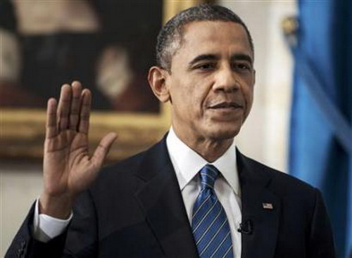 Tổng thống Mỹ Barack Obama tuyên thệ nhậm chức