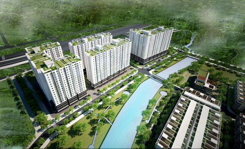 Phối cảnh dự án Sunview Town d