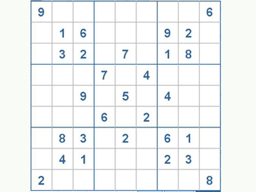 Mời các bạn thử sức với ô số Sudoku 2476 mức độ Khó