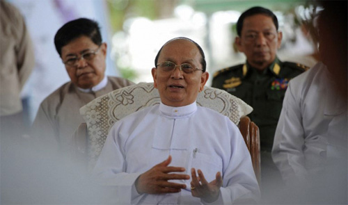 Tổng thống Myanmar Thein Sein - d