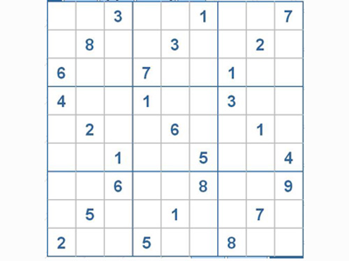 Mời các bạn thử sức với ô số Sudoku 2484 mức độ Khó d
