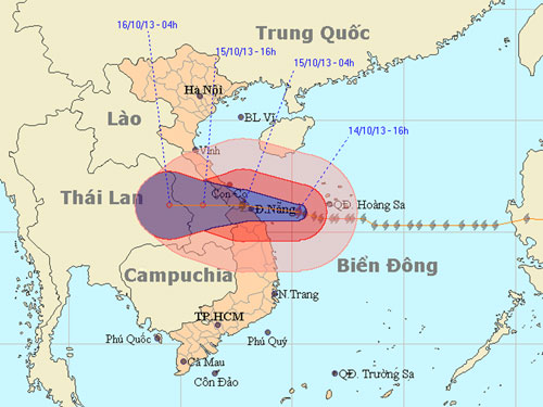 Tâm bão số 11 vào Quảng Trị - Quảng Nam2