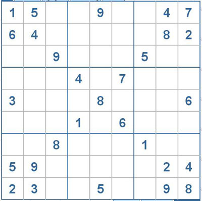 Mời các bạn thử sức với ô số Sudoku 2472 mức độ Khó