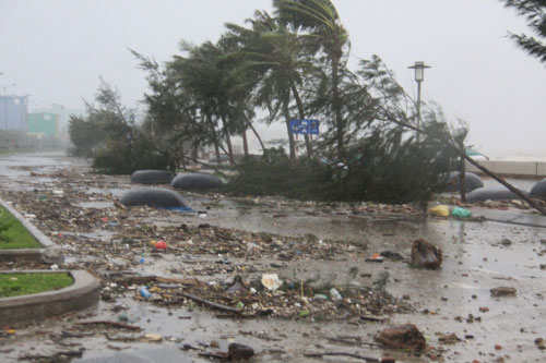 Đà Nẵng tan hoang trước bão số 11 7