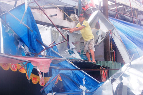 Bão số 11: Hoang tàn trong tâm bão Quảng Nam 7