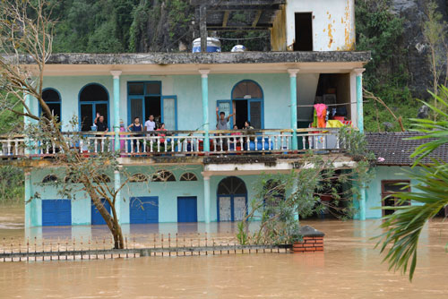 ngập lụt tại Quảng Bình 3