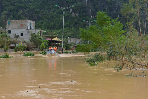 ngập lụt tại Quảng Bình 5