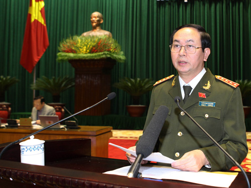 Bộ trưởng Công an Trần Đại Quang 