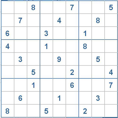 Mời các bạn thử sức với ô số Sudoku 2480 mức độ Khó