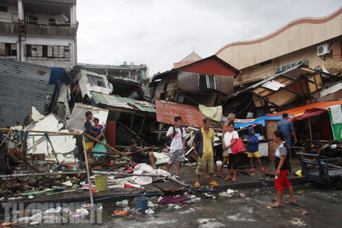 TP Tacloban hoang tàn không còn chút sự sống