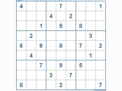 Mời các bạn thử sức với ô số Sudoku 2515 mức độ Khó
