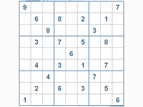 Mời các bạn thử sức với ô số Sudoku 2524 mức độ Rất Khó