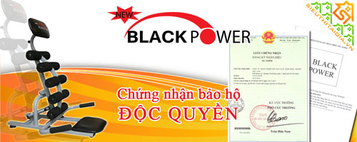 Sieuthitaigia.vn nhận giấy chứng nhận bảo hộ nhãn hiệu máy tập bụng Black Power 1