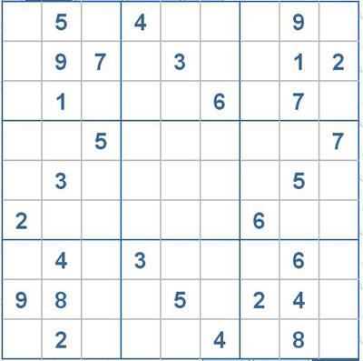 Mời các bạn thử sức với ô số Sudoku 2531 mức độ Rất khó