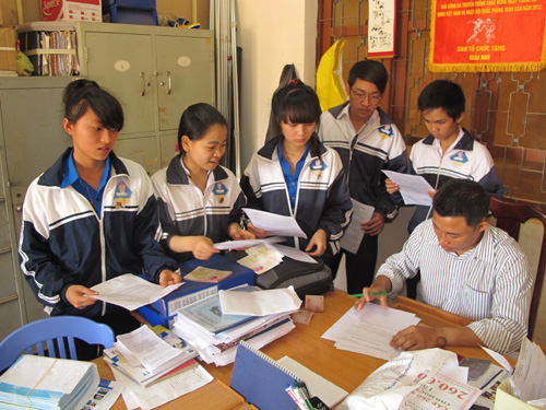 Học sinh Trường THPT Krông Ana 