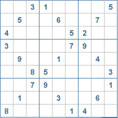 Mời các bạn thử sức với ô số Sudoku 2510 mức độ Rất khó