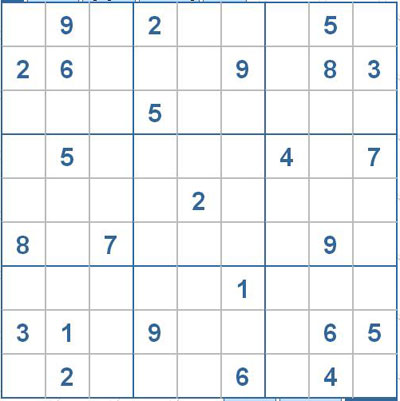 Mời các bạn thử sức với ô số Sudoku 2528 mức độ Khó