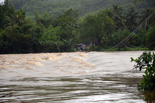 Lụt bất ngờ tại một số huyện ở Bình Định 1