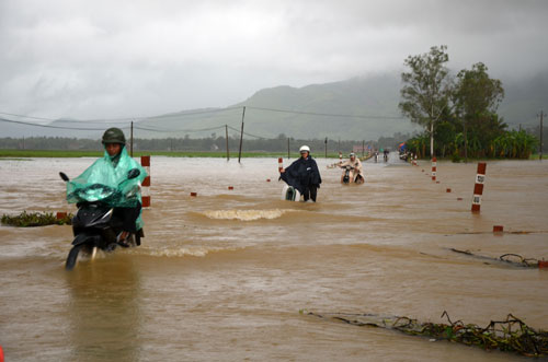 Lụt bất ngờ tại một số huyện ở Bình Định 3