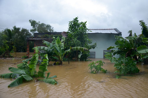 Lụt bất ngờ tại một số huyện ở Bình Định 5