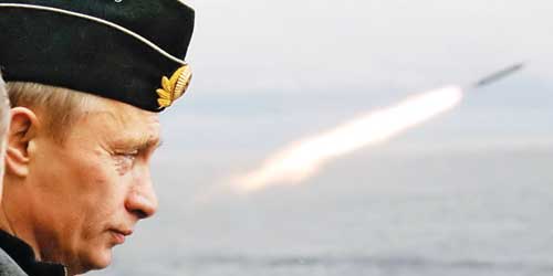 Ông Putin muốn củng cố kho vũ khí hạt nhân của Nga để đối phó lá chắn tên lửa của Mỹ tại châu Âu - Ảnh: AFP