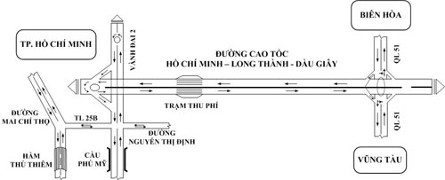 Thông xe kỹ thuật đường cao tốc từ TP.HCM đến QL51