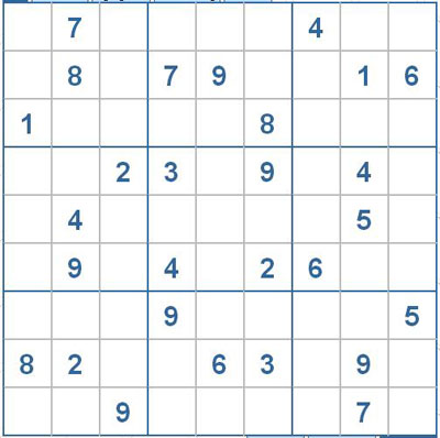 Mời các bạn thử sức với ô số Sudoku 2548 mức độ Khó