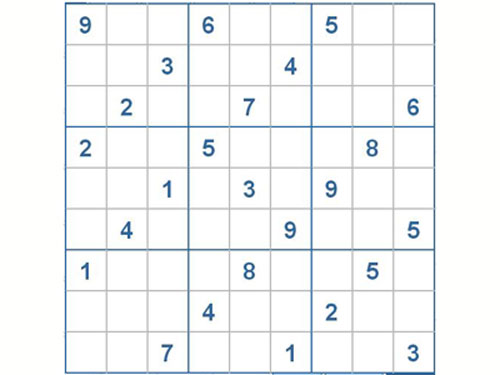 Mời các bạn thử sức với ô số Sudoku 2255 mức độ Khó