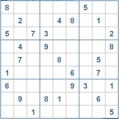Mời các bạn thử sức với ô số Sudoku 2253 mức độ Khó
