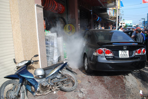 Tai nạn liên hoàn tại Quy Nhơn