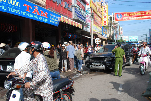 Tai nạn liên hoàn tại Quy Nhơn