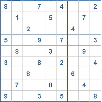 Mời các bạn thử sức với ô số Sudoku 2244 mức độ Rất khó