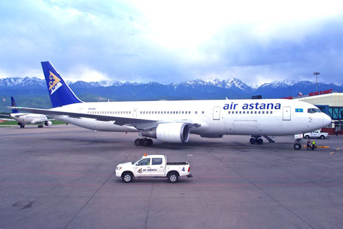 Máy bay của hãng hàng không Air Astana của Kazakhstan