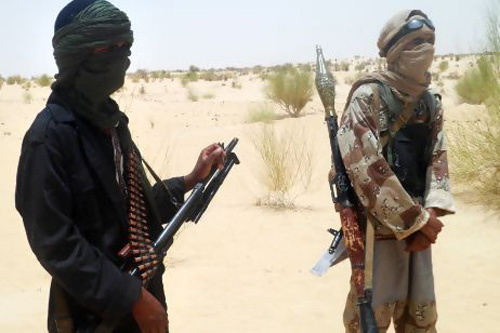 Các tay súng Ansar Dine lúc còn chiếm giữ miền bắc Mali hồi năm ngoái 