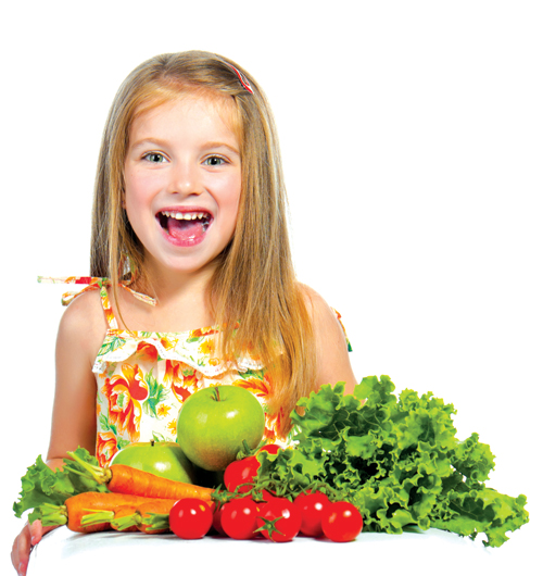 Giúp trẻ ăn rau củ 
