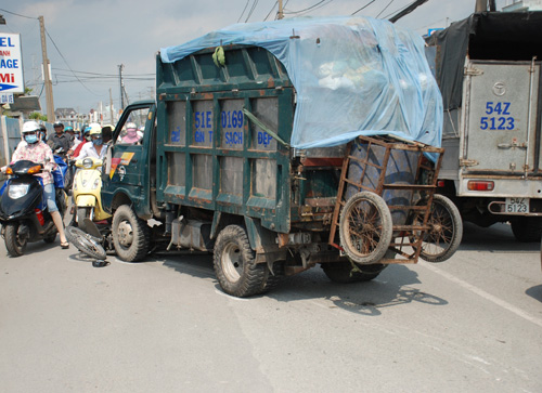 Hiện trường vụ tai nạn