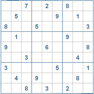 Mời các bạn thử sức với ô số Sudoku 2265 mức độ Rất khó