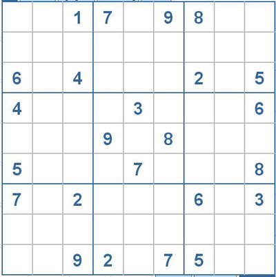 Mời các bạn thử sức với ô số Sudoku 2280 mức độ Khó