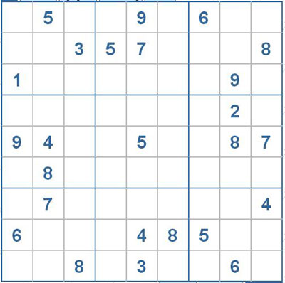 Mời các bạn thử sức với ô số Sudoku 2285 mức độ Khó