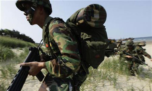 Thủy quân lục chiến Hàn-Mỹ sẽ tập trận vào tháng tới