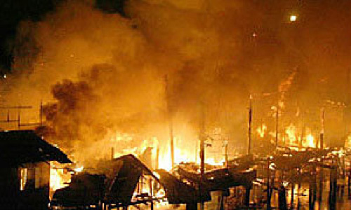 Thái Lan, cháy lớn ở trại ti nạn 
