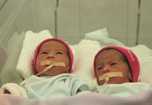 Các em bé trong ca sinh năm tại Bệnh viện Từ Dũ - Ảnh Nguyên Mi