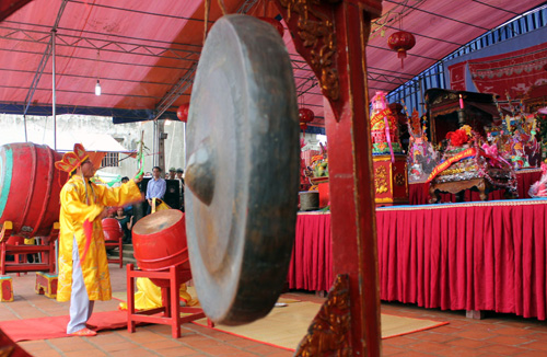 Lễ tế được tổ chức theo phong tục truyền thống tại Đàn tế