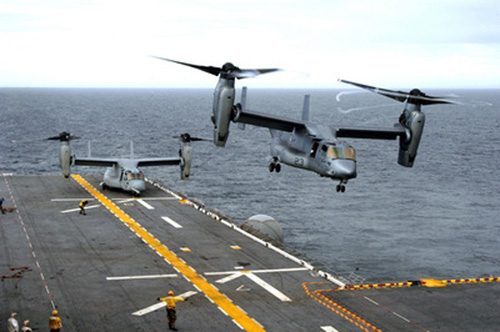 MV-22B Osprey lần đầu tiên tham gia tập trận Balikatan