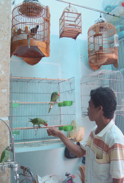 Anh Võ Đình Công không khỏi thắc mắc về việc bị tịch thu chim cảnh