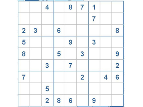 Mời các bạn thử sức với ô số Sudoku 2314 mức độ Rất Khó