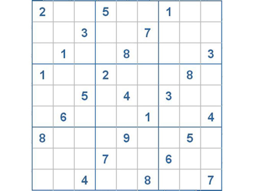Mời c&aacute;c bạn thử sức với &ocirc; số Sudoku 2317 mức độ Kh&oacute;