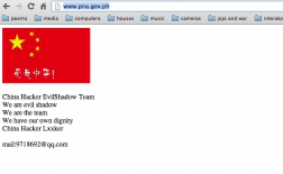 Tin tặc Trung Quốc tấn công trang web Thông tấn xã Philippines