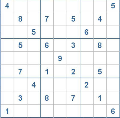 Mời các bạn thử sức với ô số Sudoku 2306 mức độ Khó