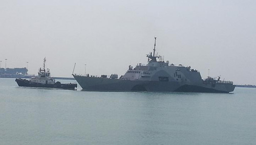 Chiến hạm cận bờ của Mỹ đã đến Singapore
